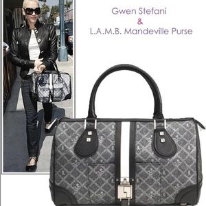 L.A.M.B. Gwen stefani leopard mandeville bag